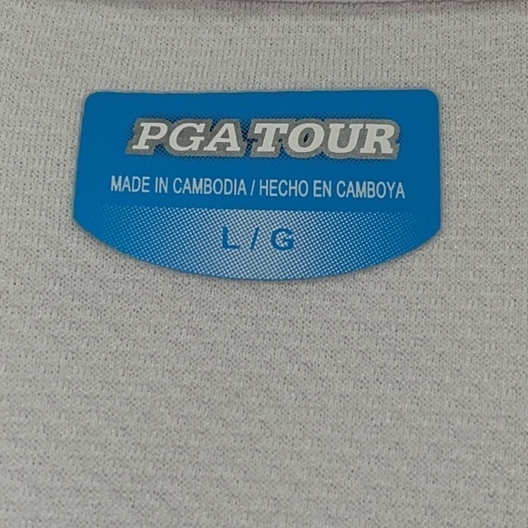 PGA TOUR Golf Polo Ladies Short Sleeve Sz. L - Picture 7 of 12